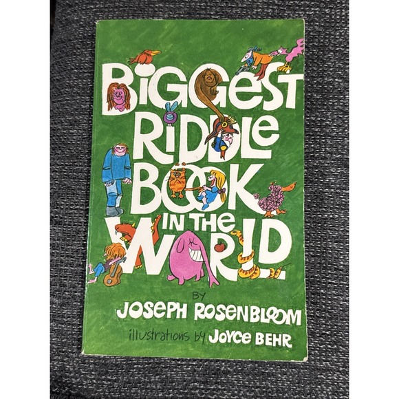 Other - Biggest Riddle Book in‎ the World (Paperback Sterling Publishing 1976 Rare Oop